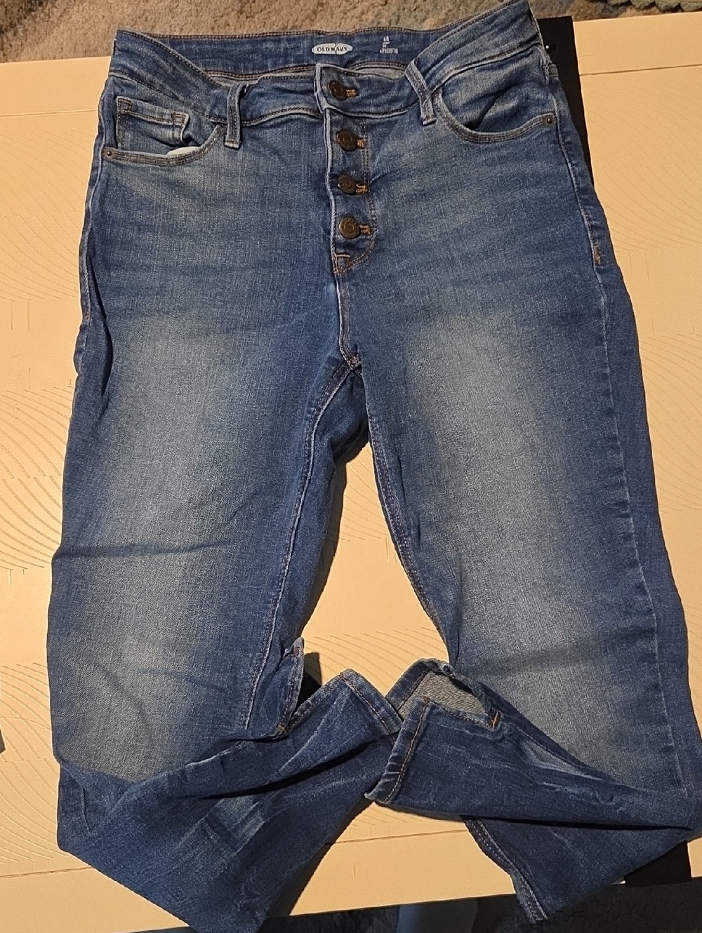 Old Navy Women's Skinny Button-Fly Rockstar Jeans Sz6